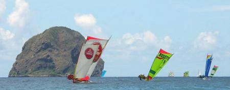 C'est la 23eme édition du Tour de Martinique des Yoles Rondes. 